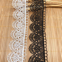 14 Yards x 3.9cm Retro Floral Water Soluble Chemical Lace Ribbon
