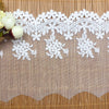 幅14.1cm 3ヤード 高級花刺繍チュールレーストリム フリルレース
