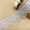 14 Yards x 3.9cm Retro Floral Water Soluble Chemical Lace Ribbon