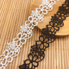 4.5 Yards of 1.8cm Width Retro Floral Water Soluble Lace Ribbon
