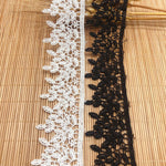 14 Yards Length x 3.4cm Width  Premium  Branch Leaf  Water Soluble Chemical Lace Ribbon Tape