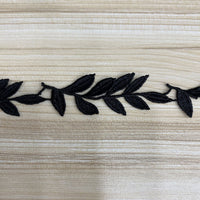 2.5cm Width x 4.5 Yards  Premium Vine Leaf  Water Soluble Chemical Lace Ribbon