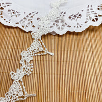 14 Yards x 3.3cm Retro Abstract Water Soluble Chemical Lace Ribbon