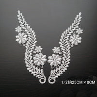 Style Water Soluble Lace Applique Lace Motif(1 Pair)