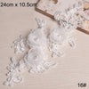 1 Piece of Multi-purpose Lace Floral Motif applique with Beads or Sequins