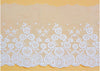 3 Yards of 6 inches Width Branch Floral Embroidery Tulle Lace Trim