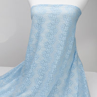 150cm Width x 95cm Length Hollow out Floral Embroidery Lace Fabric