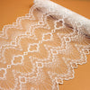 3 Yards x 22cm Width Elastic Embroidery Lace Fabric Trim