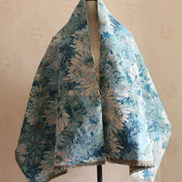 150cm Width x 95cm Length Premium Van Gogh Oil Painting Style Floral Jacquard Fabric
