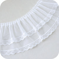 3 Yards of 17cm Width Embroidered Lace Fabric