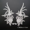 Style Water Soluble Lace Applique Lace Motif(1 Pair)