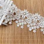 4 Yards x 8.3cm Width Premium Flower Embroidered Sewing Lace