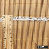 14 Yards x 1.1cm Width  Premium Daisy Floral  Water Soluble Chemical Lace Ribbon