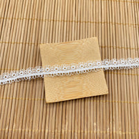 14 Yards x 1.1cm Width  Premium Daisy Floral  Water Soluble Chemical Lace Ribbon