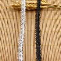 14 Yards x 1.1cm Width  Premium Daisy Floral  Water Soluble Chemical Lace Ribbon