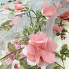 140cm Width Premium 3D Floral Organza Lace Fabric by the Yard