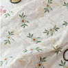 145cm Width x 95cm Length Leaf Flower Jacquard and Embroidery Fabric