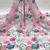 125cm Width x 90cm Length Premium Sequins Embroidery Abstract Floral Lace Fabric