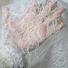 150cm Width Premium Little Bone Lace Floral Embroidery Eyelash Lace Fabric