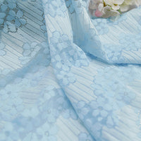 150cm Width x 95cm Length Hollow out Floral Embroidery Lace Fabric
