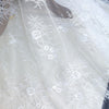 62" Width Embroidered Hollow out Knitted Floral Lace Fabric by the Yard