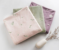 150cm Width x 95cm Length Premium Floral Embroidery Autumn and Winter Soft Woolen Coat Fabric