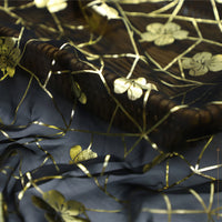 150cm Width Blossom Chiffon Stamp Print Costume Fabric by the Yard