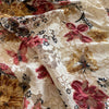 150cm Width x 95cm Length Premium Colorful Print plus Floral Embroidery Lace Fabric