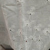 55” Width Contton Floral Embroidery Eyelet Lace Fabric by the Yard
