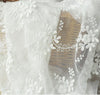 51" Wide Floral Embroidered Mesh Lace Veil Fabric by the Yard
