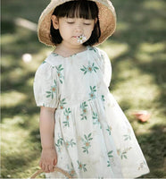 145cm Width x 95cm Length Leaf Flower Jacquard and Embroidery Fabric