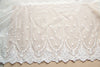 2 Yards of 20cm Width White Retro Floral Embroidery Lace Trim
