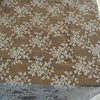 51" Wide Floral Embroidered Mesh Lace Fabric by the Yard