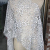 42cm~48cm Width x 290cm Length Premium Eyelash Floral Embroidery Lace Fabric