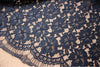 59” x 59” Meter Hollow-Out Poppy Floral Lace Fabric