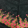 130cm Width x 90cm Length Rose Floral Embroidery Organza Lace Tulle Lace Fabric