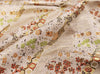 幅70cm×長さ95cm 桜フォラル ジャガード刺繍生地 和柄生地 和風布