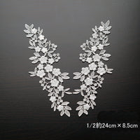 Style Water Soluble Lace Applique Lace Motif(1 Pair)