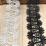 14 Yards x 4.5cm Width Retro Abstract  Water Soluble Chemical Lace Ribbon Tape