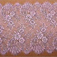 3 Yards of 47cm Width Premium Eyelash Embroidery Lace Embellishment Fabric Trim