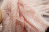 130cm Width x 95cm Length Premium Peacock Feather Chiffon Lace Fabric