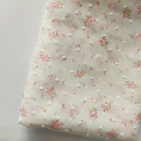 59 inches Width Polka Chiffon Flower Print Lace Fabric by the Yard