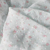 59 inches Width Polka Chiffon Flower Print Lace Fabric by the Yard