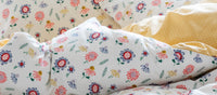 235cm Width x 100cm Length Premium Sunny Colorful Floral Print Cotton Fabric