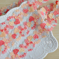 3 Yards x 3.5cm Premium Stawberry Lace Ribbon Tape