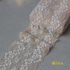 13cm Width x 180cm Length Floral Embroidery Lace Embellishment Fabric Trim