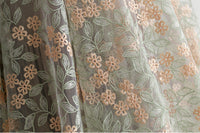 59 inches Width Premium Floral Embroidery Lace Fabric by The Yard