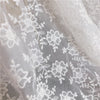 125cm Width 3D Floral Embroidery Tulle Lace Fabric by the Yard