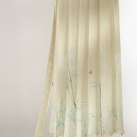 150cm Width x 95cm Length Premium Bamboo Print Chiffon Lace Fabric