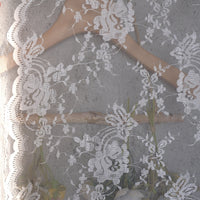 150cm Width Vine Flowrer Branch Floral Embroidery Lace Fabric by the Yard